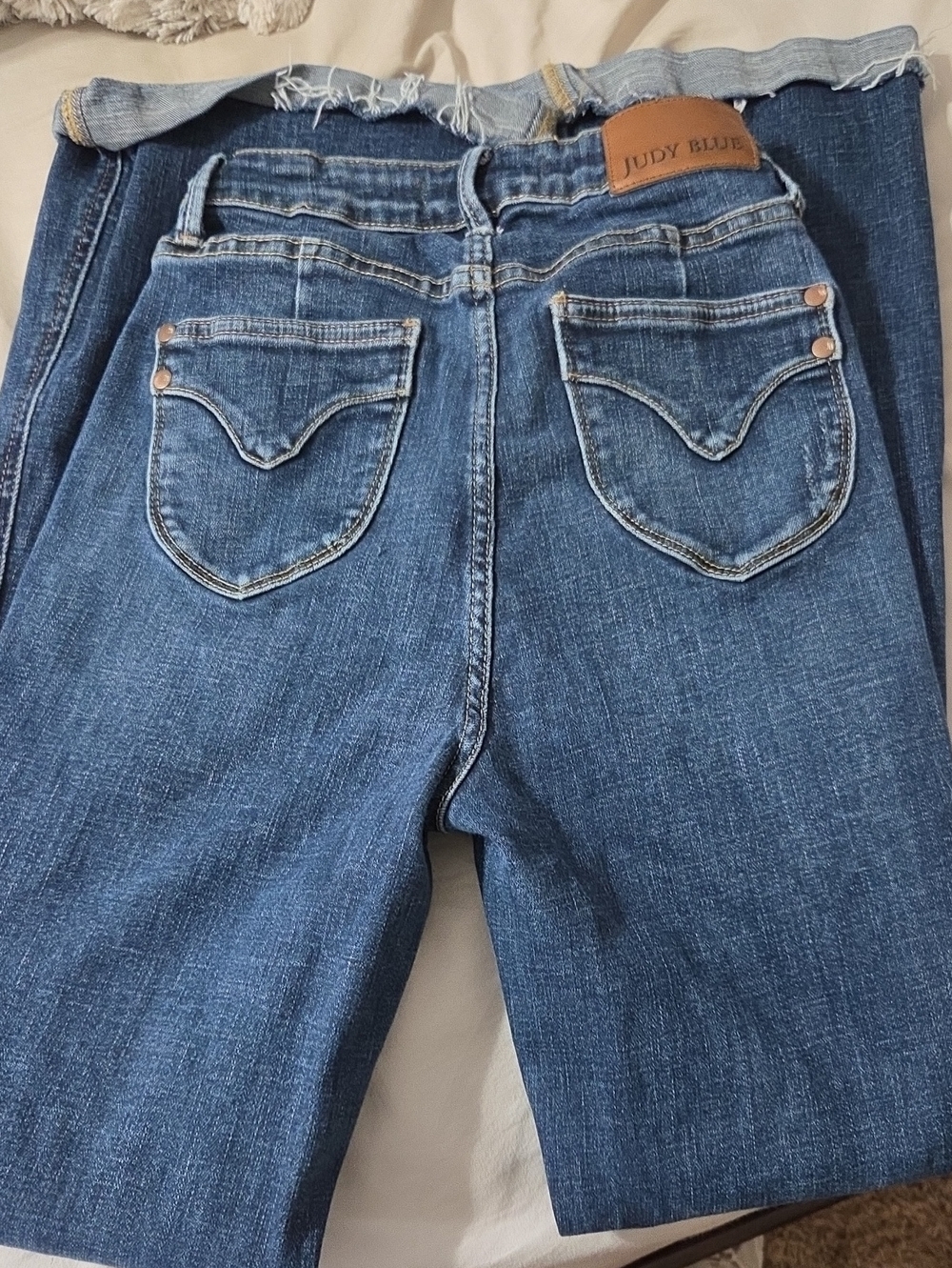 Judy Blue Dark Blue Boot-Cut Jeans - Picture 3 of 4